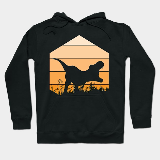 Tyrannosaurus Rex T-Rex roars Hoodie by dieEinsteiger